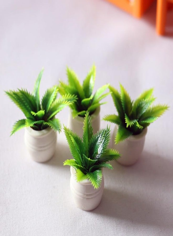 Kryoflare Miniature Dollhouse Potted Plant, 1:12 Scale, for Decoration, Christmas Birthday Present, DIY Handicrafts, Miniature Dollhouse Accessories - Image 5